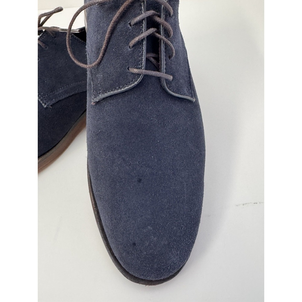Allen Edmonds Port Washington Nomad Suede Lace Up Blue Dress Casual Shoes 9.5 D - Picture 2 of 13